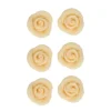 Rosas de mazapán blancas 2,5 cm (6) - Funcakes