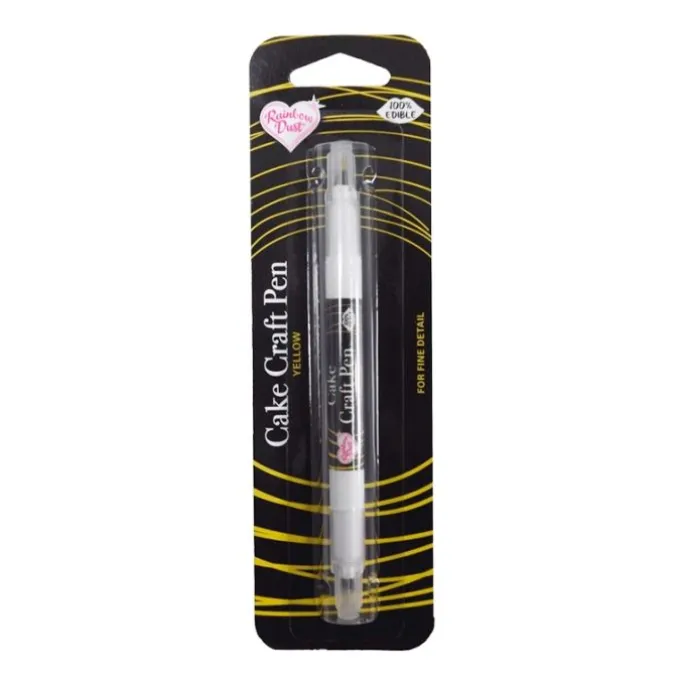 Rotulador comestible doble punta amarillo Food Art Pen - Rainbow Dust