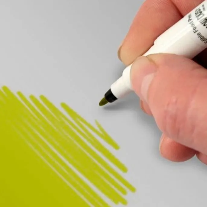 Rotulador comestible doble punta amarillo Food Art Pen - Rainbow Dust