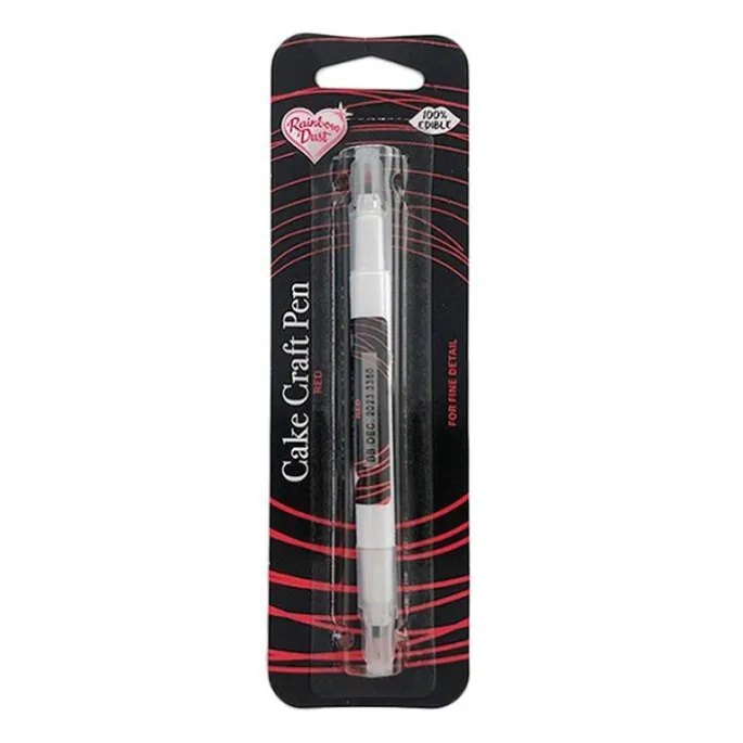 Rotulador comestible doble punta rojo Food Art Pen - Rainbow Dust