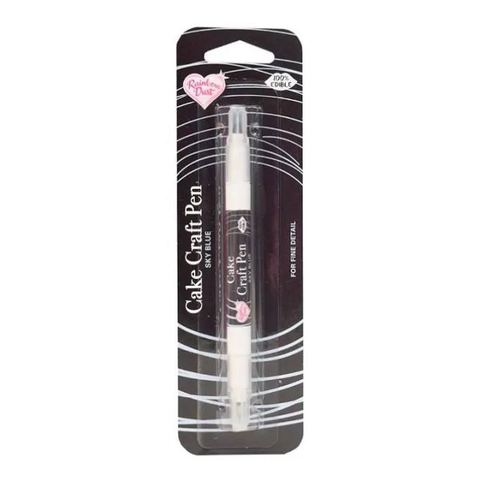 Rotulador comestible doble punta azul cielo Food Art Pen - Rainbow Dust