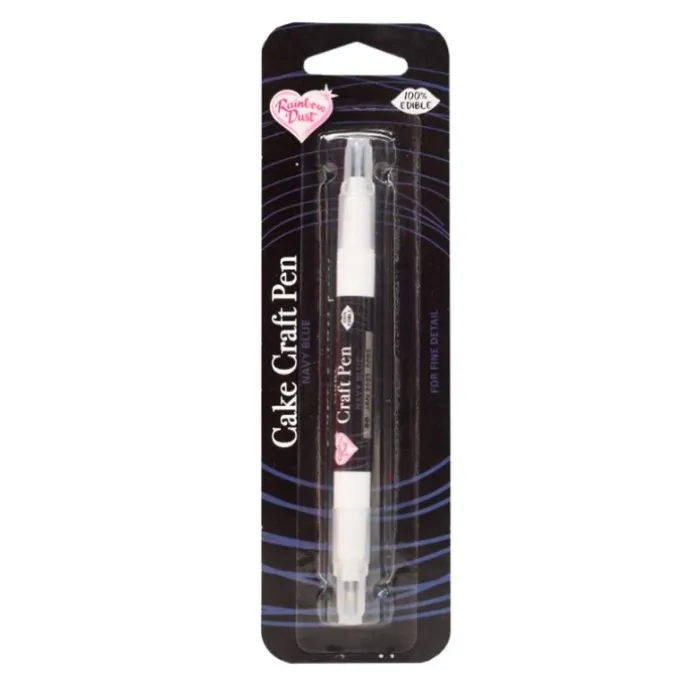 Rotulador comestible doble punta azul marino Cake Craft Pen - Rainbow Dust