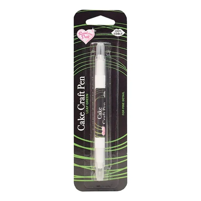 Rotulador comestible doble punta verde hoja Food Art Pen - Rainbow Dust