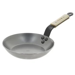 Sartén con mango de madera de haya 26 cm - Hierro mineral B - De Buyer