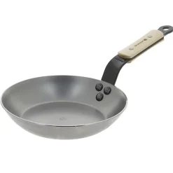 Sartén con mango de madera de haya 28 cm - Hierro mineral B - De Buyer