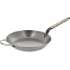 Sartén con mango de madera de haya 32 cm - Hierro mineral B - De Buyer