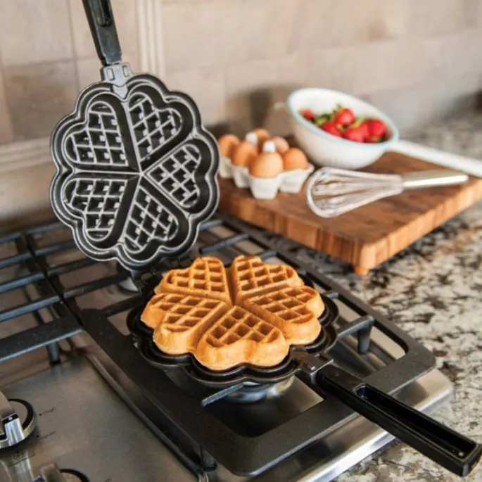 Sartén para 5 gofres de corazones - Nordic Ware + REGALO cucharón