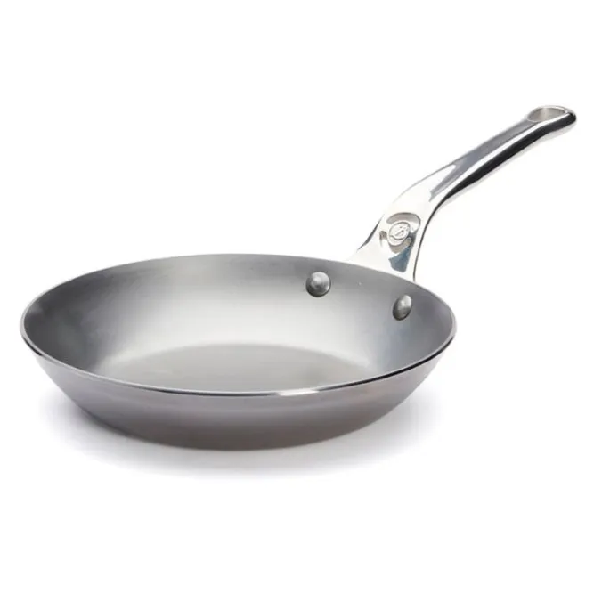 Sartén Pro con mango de acero inoxidable 28 cm - Hierro mineral B - De Buyer