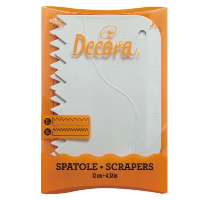 Scrapers de decoración dentados (2) - Decora