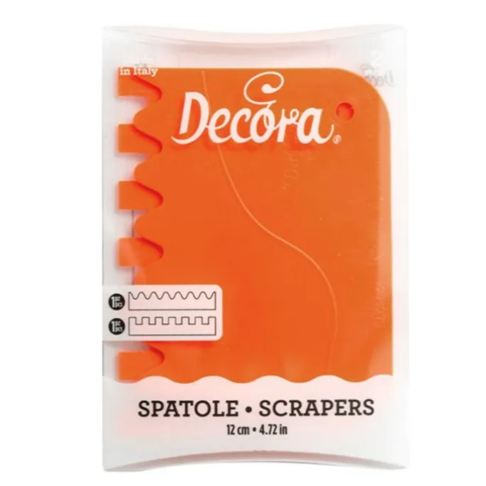 Scrapers de decoración ondulado y festoneado (2) - Decora