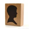 Sello de madera silueta hombre - Toga