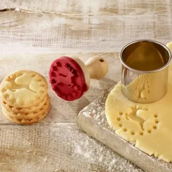 Sello de silicona con mango para galletas Ciervo 5 cm - Birkmann