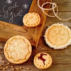 Sello de silicona con mango para galletas Ciervo 5 cm - Birkmann