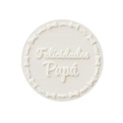 Sello para galletas Felicidades Papá - Metacrilato grabado