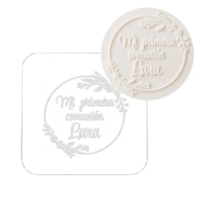 Sello para galletas personalizado Celebraciones - Metacrilato grabado