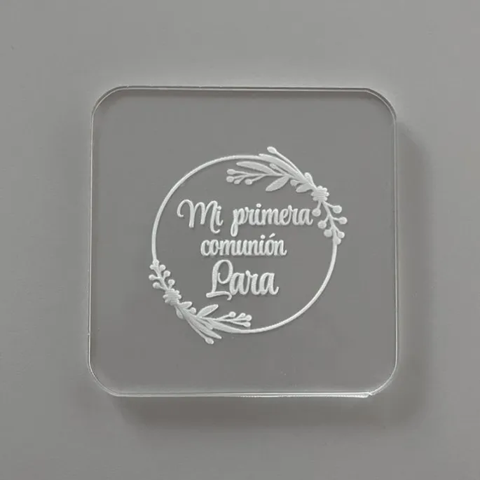 Sello para galletas personalizado Celebraciones - Metacrilato grabado