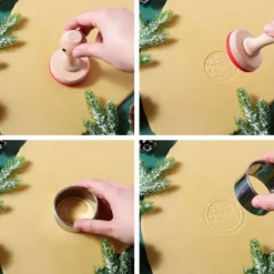 Sellos de silicona Navidad (5) y cortador - PME