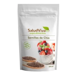 Semillas de chia ecológicas 250 gr - Sin gluten - SaludViva