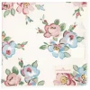 Servilleta de algodón con encaje Madison White 40 cm - GreenGate