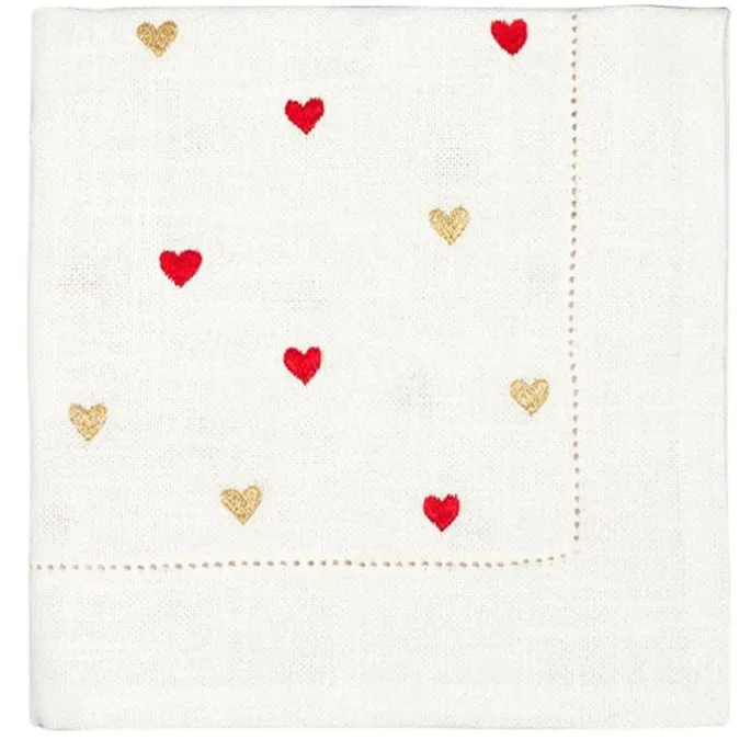 Servilleta de algodón Grace White - GreenGate
