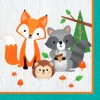 Servilletas de papel animales del bosque wild one (20) - Conver Party