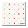 Servilletas de papel Clarina White (20) - GreenGate