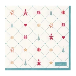 Servilletas de papel Clarina White (20) - GreenGate
