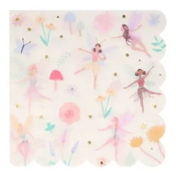 Servilletas de papel con ondas Hadas (16) - Meri Meri