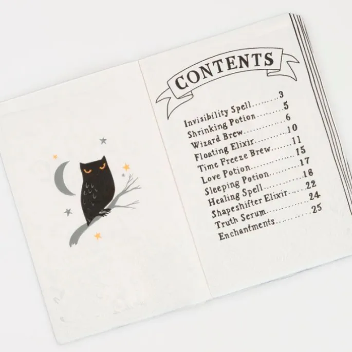 Servilletas de papel libro pociones Halloween (16) - Meri Meri + REGALO vasos