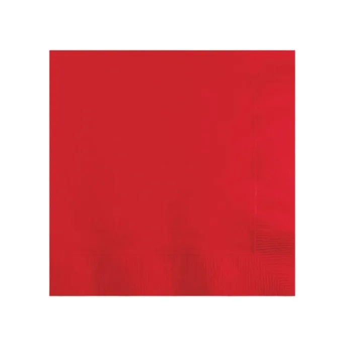 Servilletas de papel pequeñas rojas (20) - Conver Party