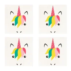 Servilletas de papel pequeñas cara de unicornio (20) - My Little Day