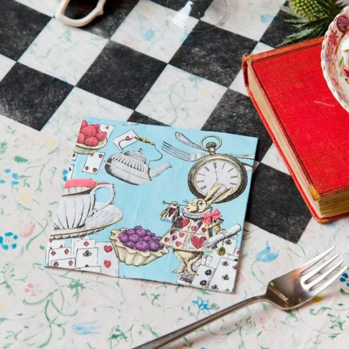 Servilletas de papel pequeñas Truly Alice (20) - Talking Tables