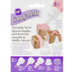 Set de 3 boquillas y adaptador para decorar con Candy Melts - Wilton