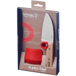 Set de cuchillo y protector de dedos Le Petit Chef - Acero inoxidable - Opinel