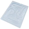 Set de moldes para chocolate bastones de caramelo Navidad