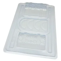 Set de moldes para chocolate bolso 3D