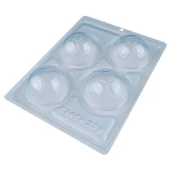 Set de moldes para chocolate 4 balones de fútbol