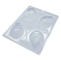 Set de moldes para chocolate 2 cráneos Halloween