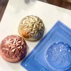 Set de moldes para chocolate esfera geométrica