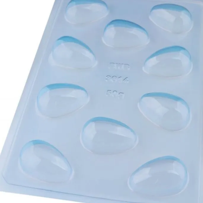 Set de moldes para chocolate 10 huevos de Pascua