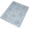 Set de moldes para chocolate 8 pirámides