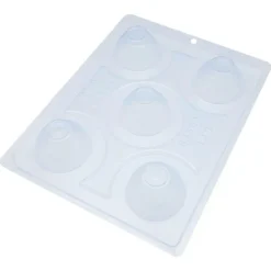 Set de moldes para chocolate semiesfera con base