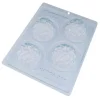 Set de moldes para chocolate 4 trufas