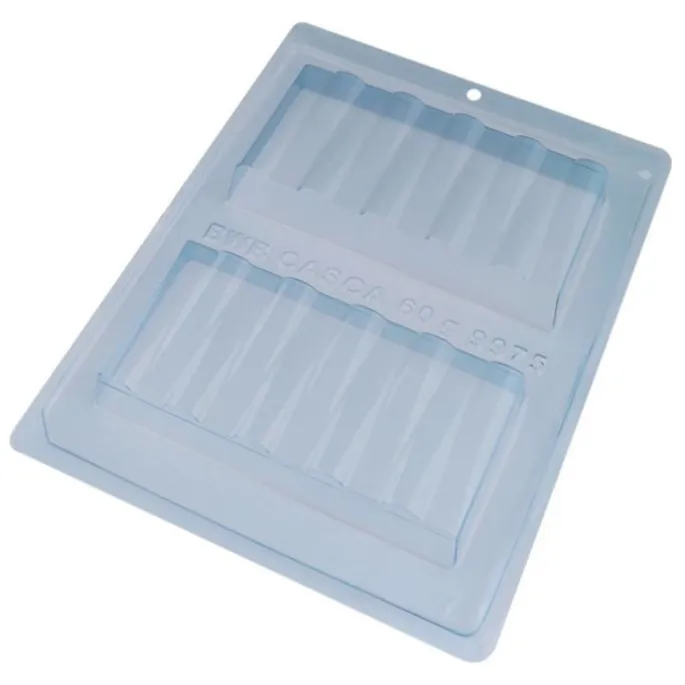 Set de moldes para chocolate 2 tabletas ondas