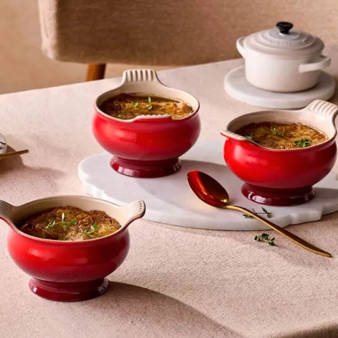 Set de 2 soperas 11 cm Cereza - Cerámica de gres - Le Creuset