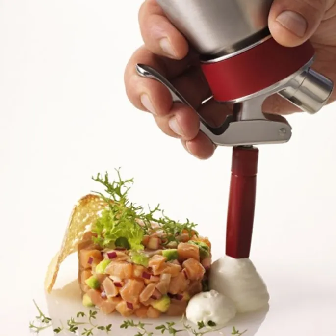 Sifón para espumas Gourmet Whip 1 litro - Acero inoxidable - iSi