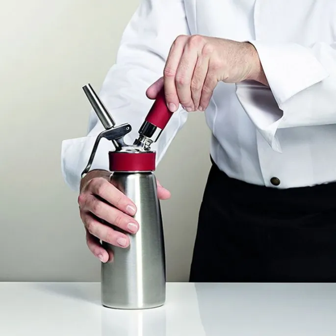 Sifón para espumas Gourmet Whip 1 litro - Acero inoxidable - iSi