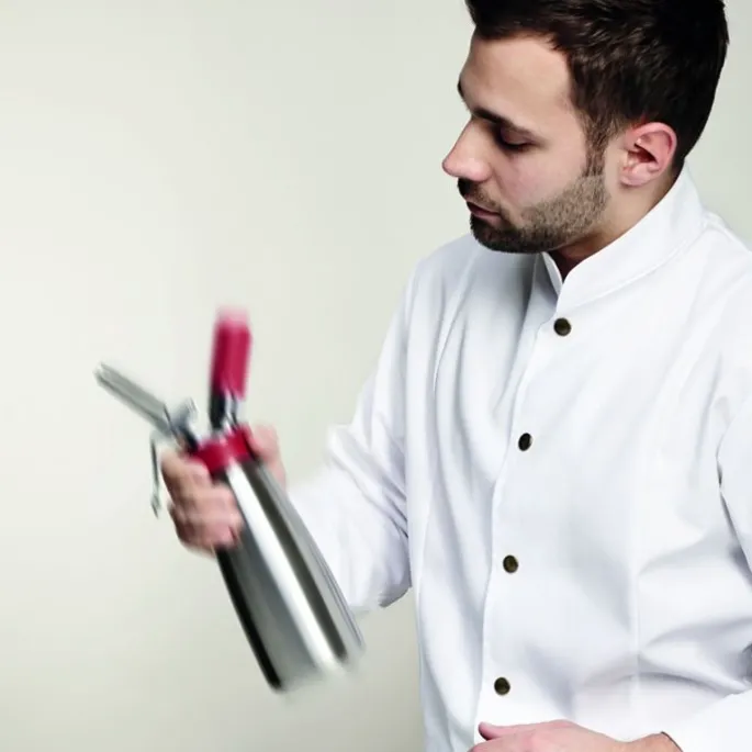 Sifón para espumas Gourmet Whip 1 litro - Acero inoxidable - iSi