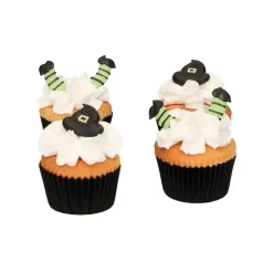 Sombreros y piernas de bruja de azúcar Halloween (18) - Sin gluten - Funcakes