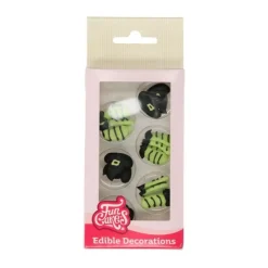Sombreros y piernas de bruja de azúcar Halloween (18) - Sin gluten - Funcakes